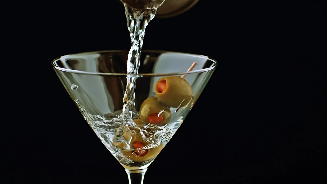 A FinePrint cocktail in service